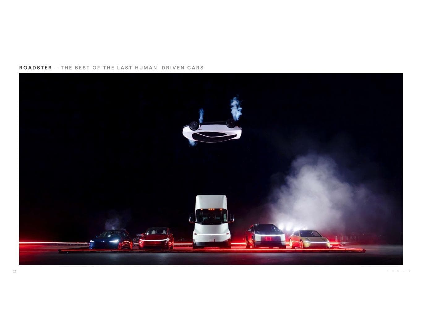 공개 행사에서 차체가 뒤집힌 장면 · Tesla 공식 분기 자료 15쪽 제공 이미지 · Courtesy of Tesla, Inc.